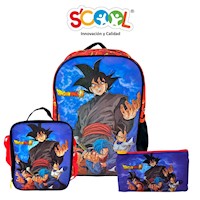 Kit Set Escolar Scool Dragon Ball